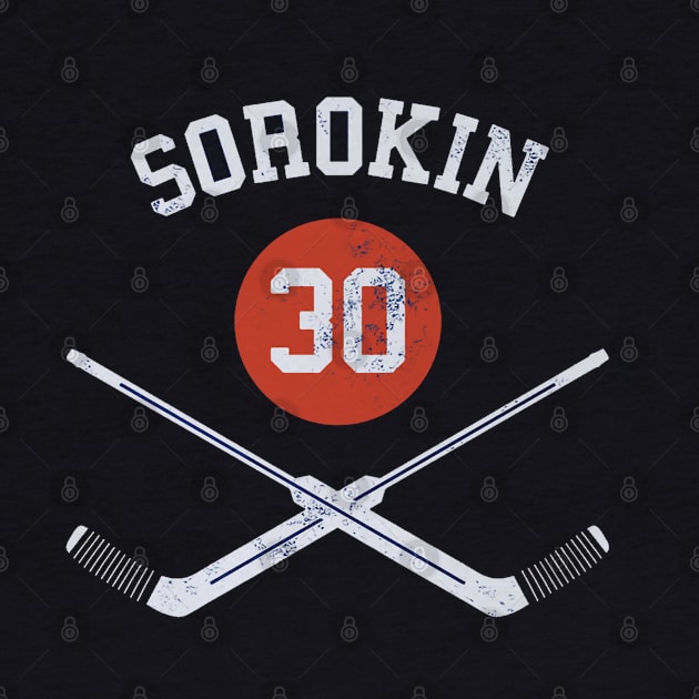 Ilya Sorokin New York I Goalie Sticks by TodosRigatSot